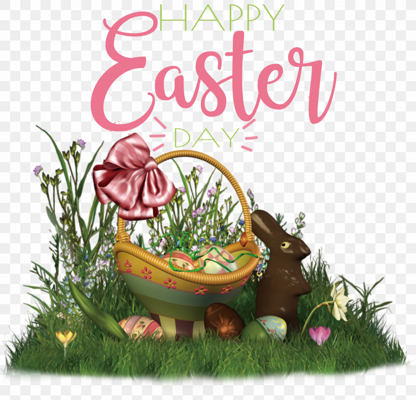 Easter Bunny, PNG, 5463x5262px, Easter Bunny, Basket, Christmas Day, Easter Basket, Easter Egg Download Free