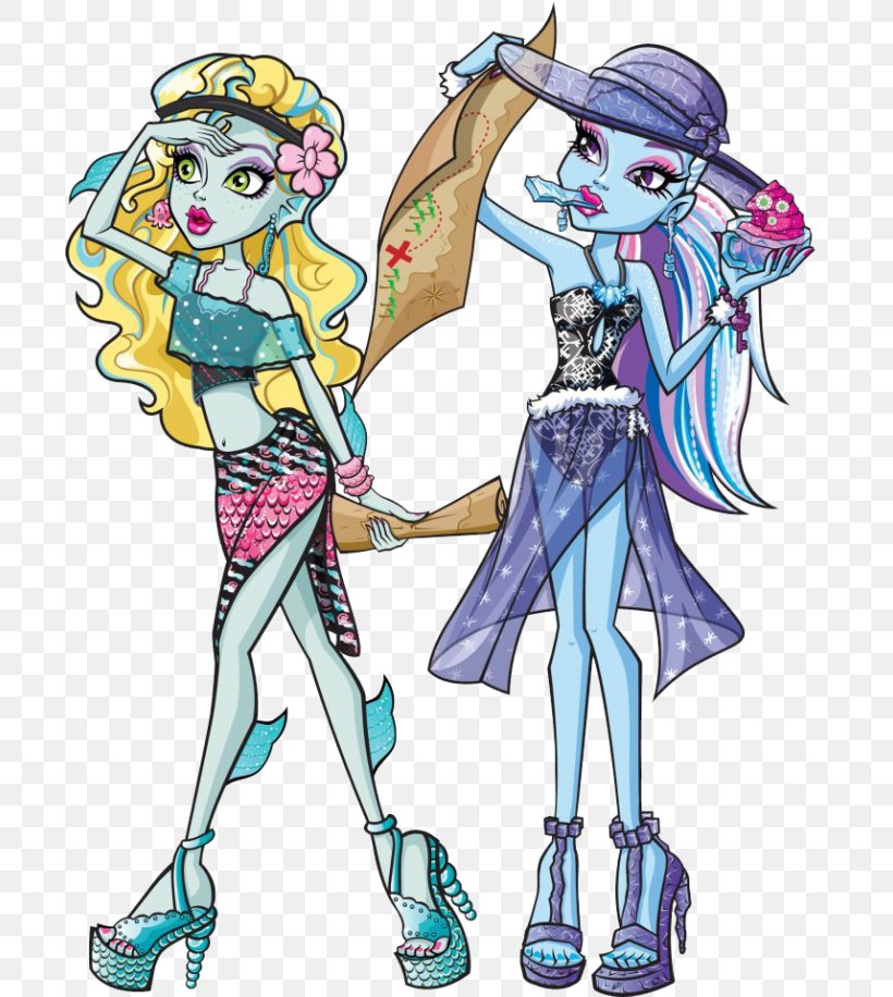 Monster High Frankie Stein Cleo DeNile Doll Lagoona Blue, PNG, 700x916px, Watercolor, Cartoon, Flower, Frame, Heart Download Free