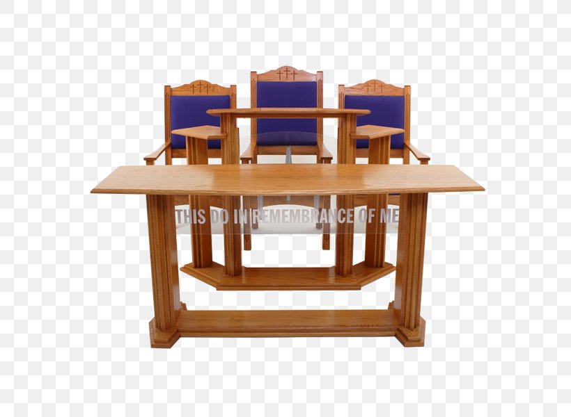 Table Pulpit Lectern Church Furniture, PNG, 600x600px, Table, Acrylic Paint, Chair, Church, Communion Table Download Free