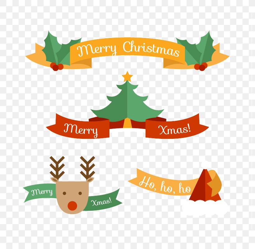 Christmas Banners, PNG, 800x800px, Reindeer, Christmas, Christmas Decoration, Christmas Ornament, Christmas Tree Download Free