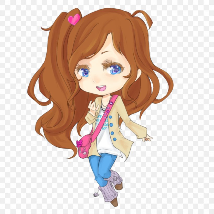 Clip Art Illustration Brown Hair Doll, PNG, 894x894px, Watercolor, Cartoon, Flower, Frame, Heart Download Free