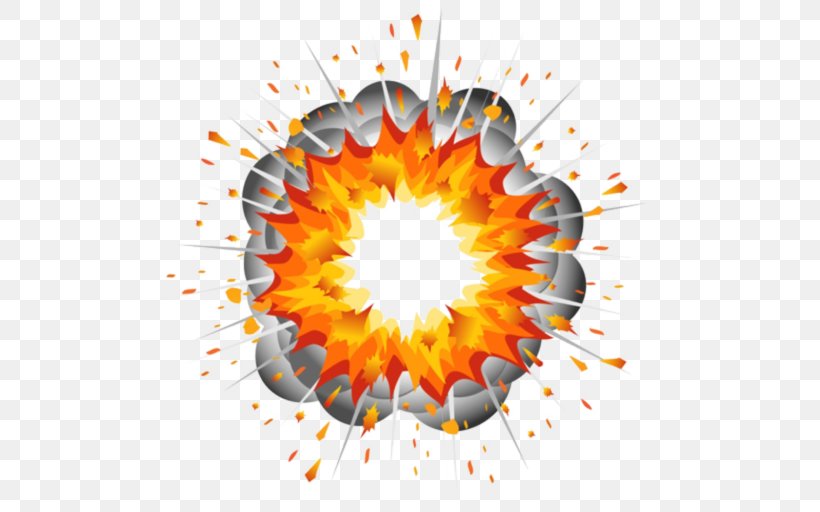 Explosion, PNG, 512x512px, Explosion, Big Bang, Cartoon, Energy, Orange Download Free