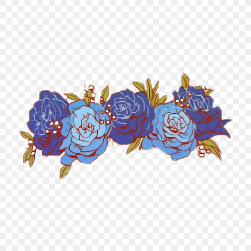 Flower Wreath Crown Floral Design Blue, PNG, 2896x2896px, Watercolor, Cartoon, Flower, Frame, Heart Download Free