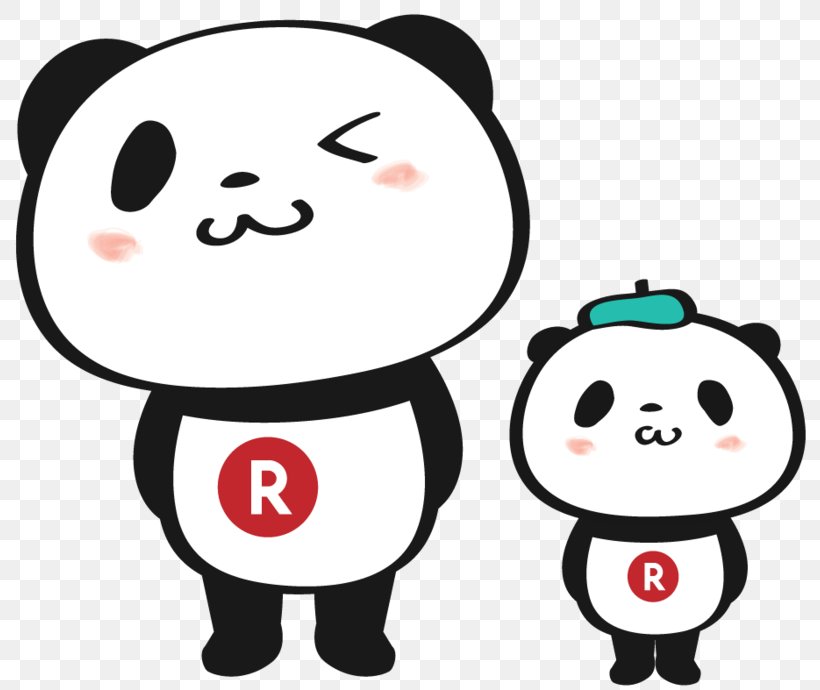 Rakuten Shopping Giant Panda Edy 楽天スーパーポイント, PNG, 800x690px, Rakuten, Area, Artwork, Edy, Face Download Free