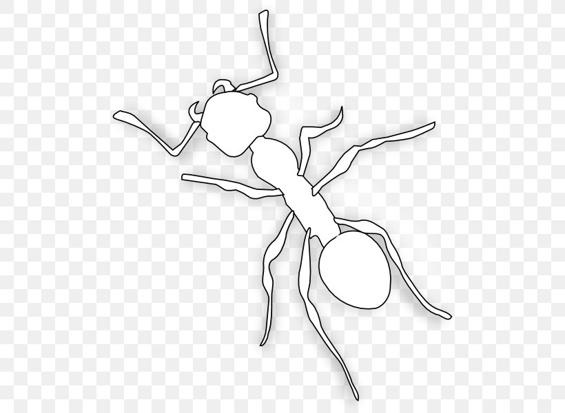 Ant Line Art Clip Art, PNG, 504x600px, Ant, Army Ant, Artwork, Black And White, Black Garden Ant Download Free