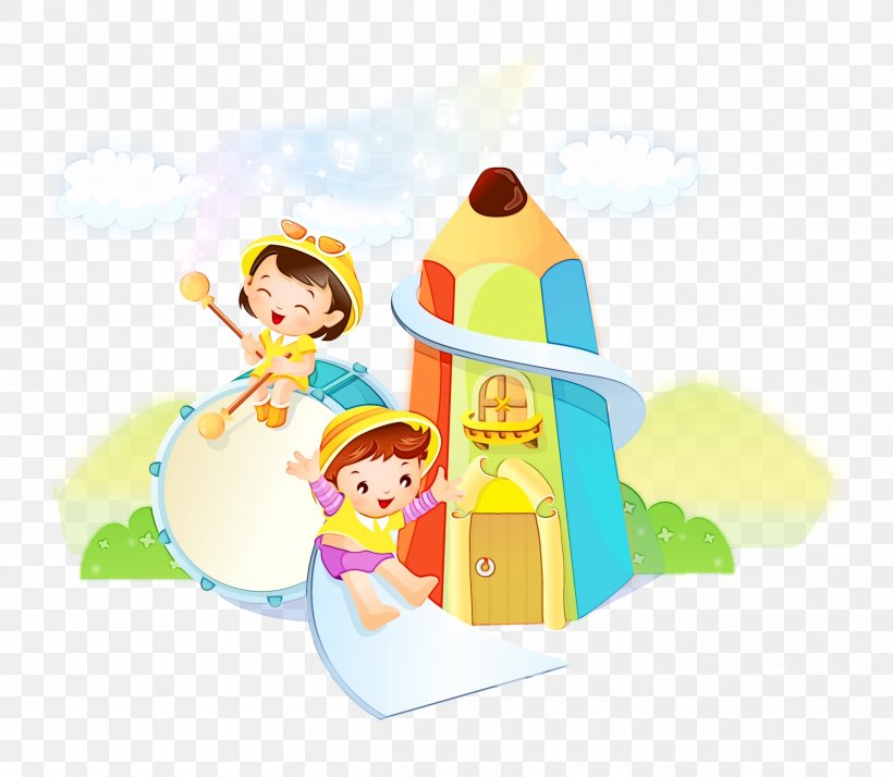 Cartoon Play Child Playset Clip Art, PNG, 2405x2096px, Watercolor, Cartoon, Child, Paint, Play Download Free