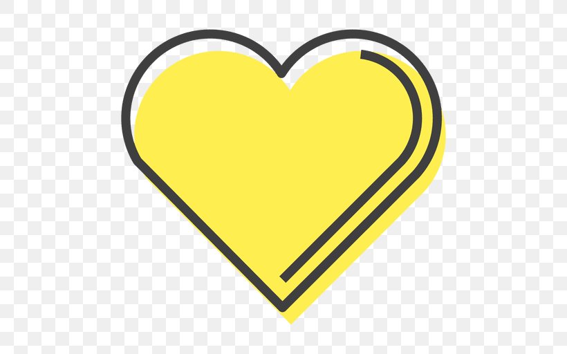 Heart Yellow Symbol Clip Art, PNG, 512x512px, Heart, Area, Blue, Friendship, Love Download Free