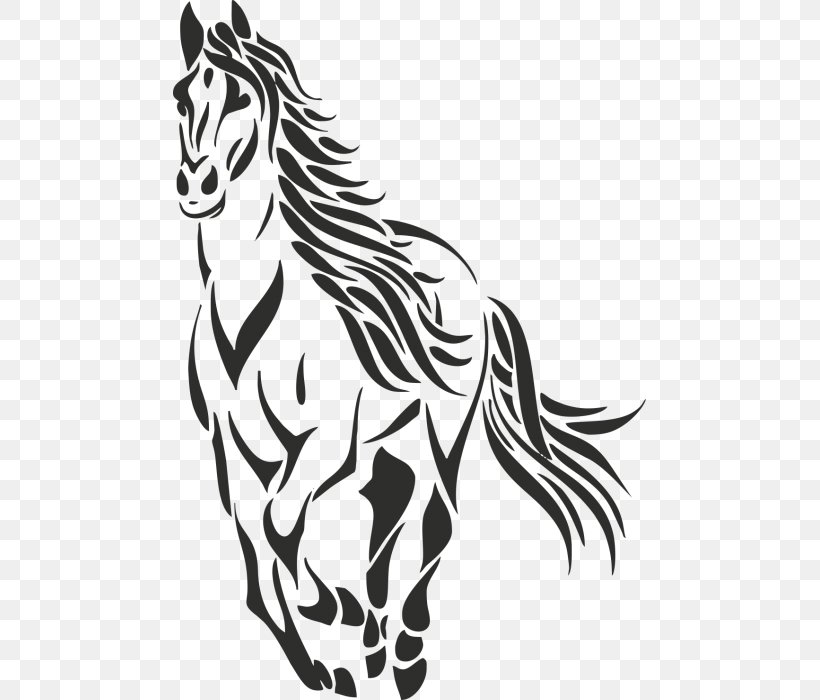 Horse Tattoo Illustration Drawing Image, PNG, 473x700px, Horse, Art, Big Cats, Black, Black And White Download Free