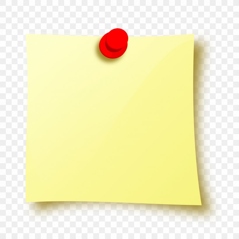 Paper Post-it Note Material Yellow, PNG, 2400x2400px, Paper, Material, Post It Note, Postit Note, Rectangle Download Free