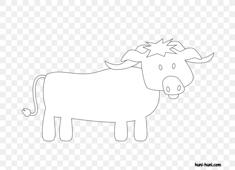 Sheep Reindeer Cattle Goat Ox, PNG, 768x593px, Sheep, Black And White, Cartoon, Cattle, Cattle Like Mammal Download Free