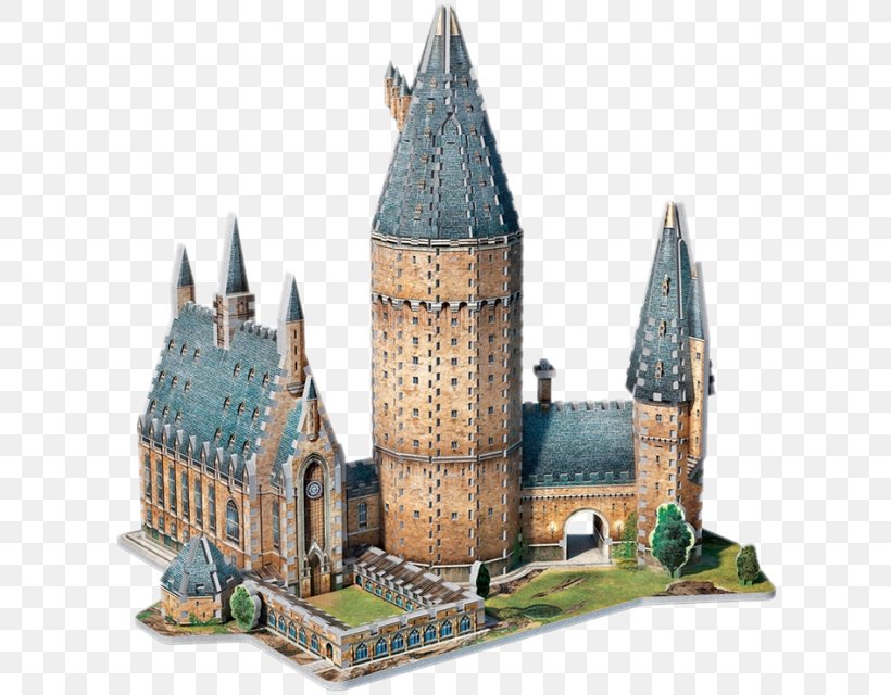 Puzz 3D Jigsaw Puzzles Garrï Potter Hogwarts Express Harry Potter And The Chamber Of Secrets, PNG, 640x640px, Puzz 3d, Board Game, Building, Castle, Fictional Universe Of Harry Potter Download Free