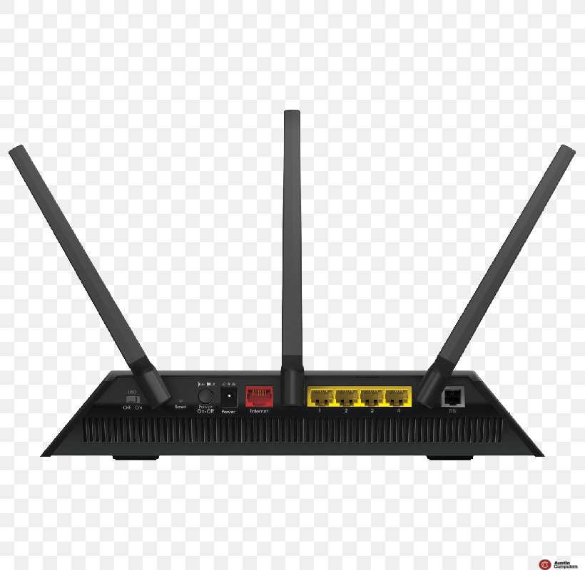 NETGEAR Nighthawk R7000 Router NETGEAR Nighthawk D7000 DSL Modem VDSL, PNG, 800x800px, Netgear Nighthawk R7000, Asymmetric Digital Subscriber Line, Dsl Modem, Electronics, Electronics Accessory Download Free