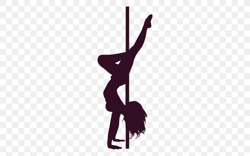 Silhouette Pole Dance Drawing, PNG, 512x512px, Silhouette, Arm, Ballet, Breakdancing, Dance Download Free