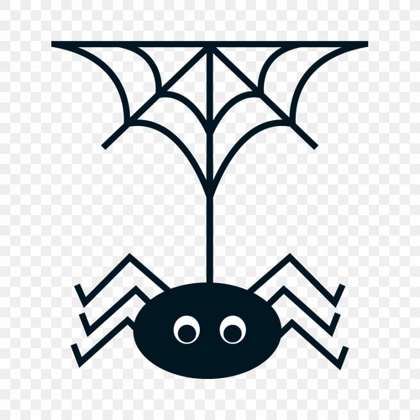 Spider Web Clip Art, PNG, 900x900px, Spider, Area, Artwork, Black And White, Drawing Download Free