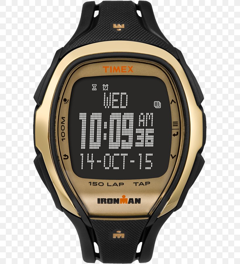 Timex Ironman Timex Group USA, Inc. Watch Strap, PNG, 750x900px, Timex Ironman, Brand, Chronograph, Diving Watch, Gold Download Free