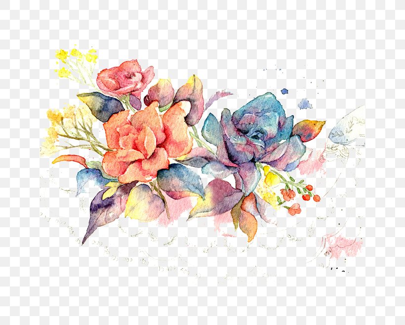 Floral Design Watercolor Painting, PNG, 658x658px, Floral Design, Art, Color, Creative Arts, Cut Flowers Download Free