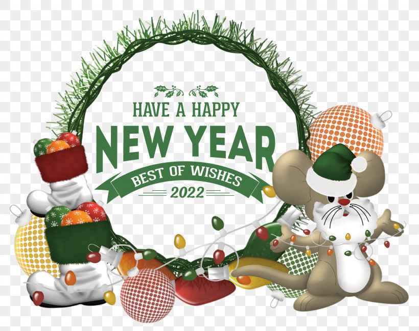 Happy New Year 2022 2022 New Year 2022, PNG, 3000x2377px, Christmas Day, Bauble, Biology, Meter, Ornament Download Free