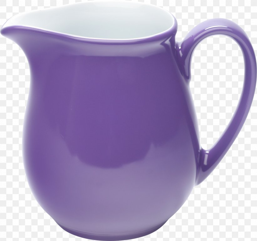 Jug Pitcher Porcelain Purple Creamer, PNG, 1990x1870px, Jug, Carafe, Color, Creamer, Cup Download Free