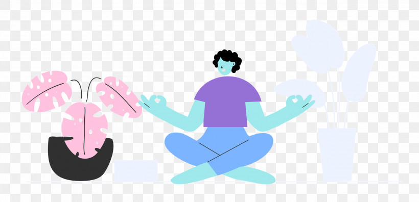 Meditating At Home Rest Relax, PNG, 2500x1210px, Rest, Behavior, Human, Joint, Line Download Free