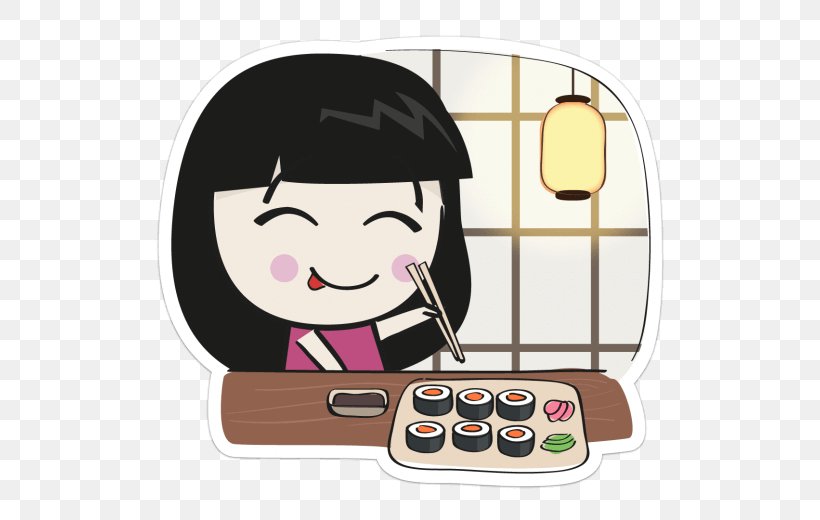 Sushi Food Roe Eating Clip Art, PNG, 520x520px, Watercolor, Cartoon, Flower, Frame, Heart Download Free