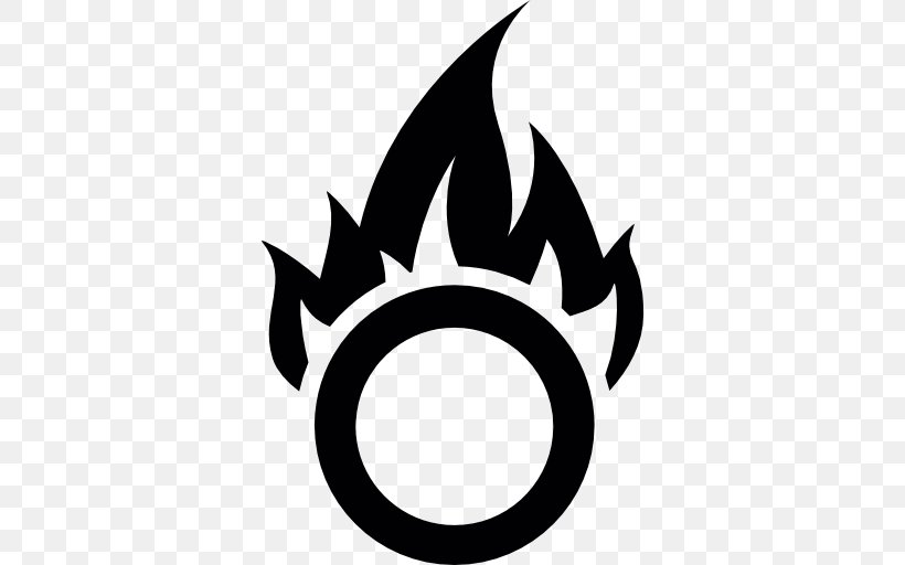Flame Symbol, PNG, 512x512px, Flame, Black And White, Crescent, Fire, Fire Alarm System Download Free