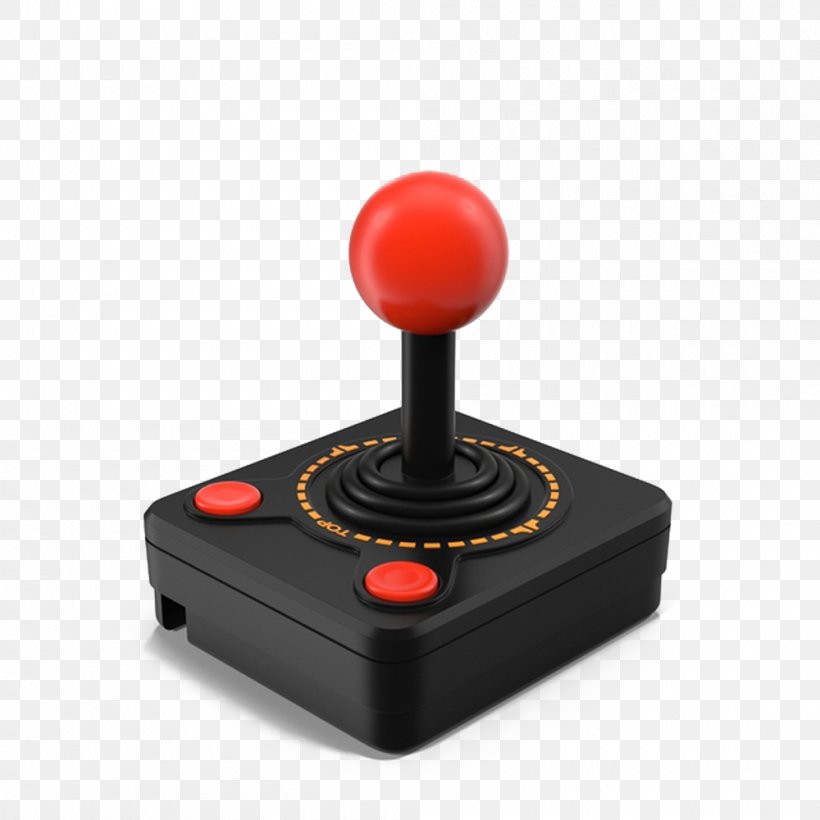 Joystick Game Controller Video Game Console Gamepad, PNG, 1000x1000px, Joystick, Atari 2600, Computer, Computer Component, Electronic Device Download Free