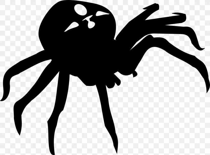 Arachnid Clip Art Insect Cartoon Silhouette, PNG, 1920x1421px, Arachnid, Arthropod, Black, Black M, Blackandwhite Download Free