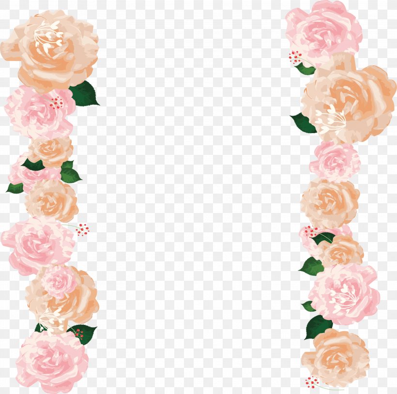 Garden Roses Border Flowers Pink, PNG, 3132x3111px, Garden Roses, Artificial Flower, Artworks, Border Flowers, Cut Flowers Download Free
