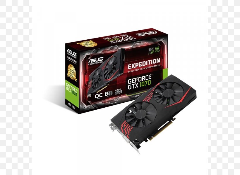 Graphics Cards & Video Adapters NVIDIA GeForce GTX 1060 NVIDIA GeForce GTX 1070 英伟达精视GTX GDDR5 SDRAM, PNG, 800x600px, Graphics Cards Video Adapters, Asus, Computer Component, Electronic Device, Electronics Accessory Download Free