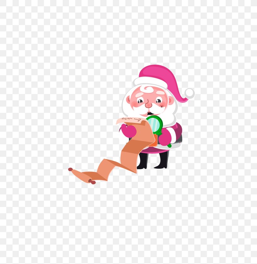 Santa Claus Gift Christmas, PNG, 595x842px, Santa Claus, Art, Cartoon, Christmas, Christmas Gift Download Free