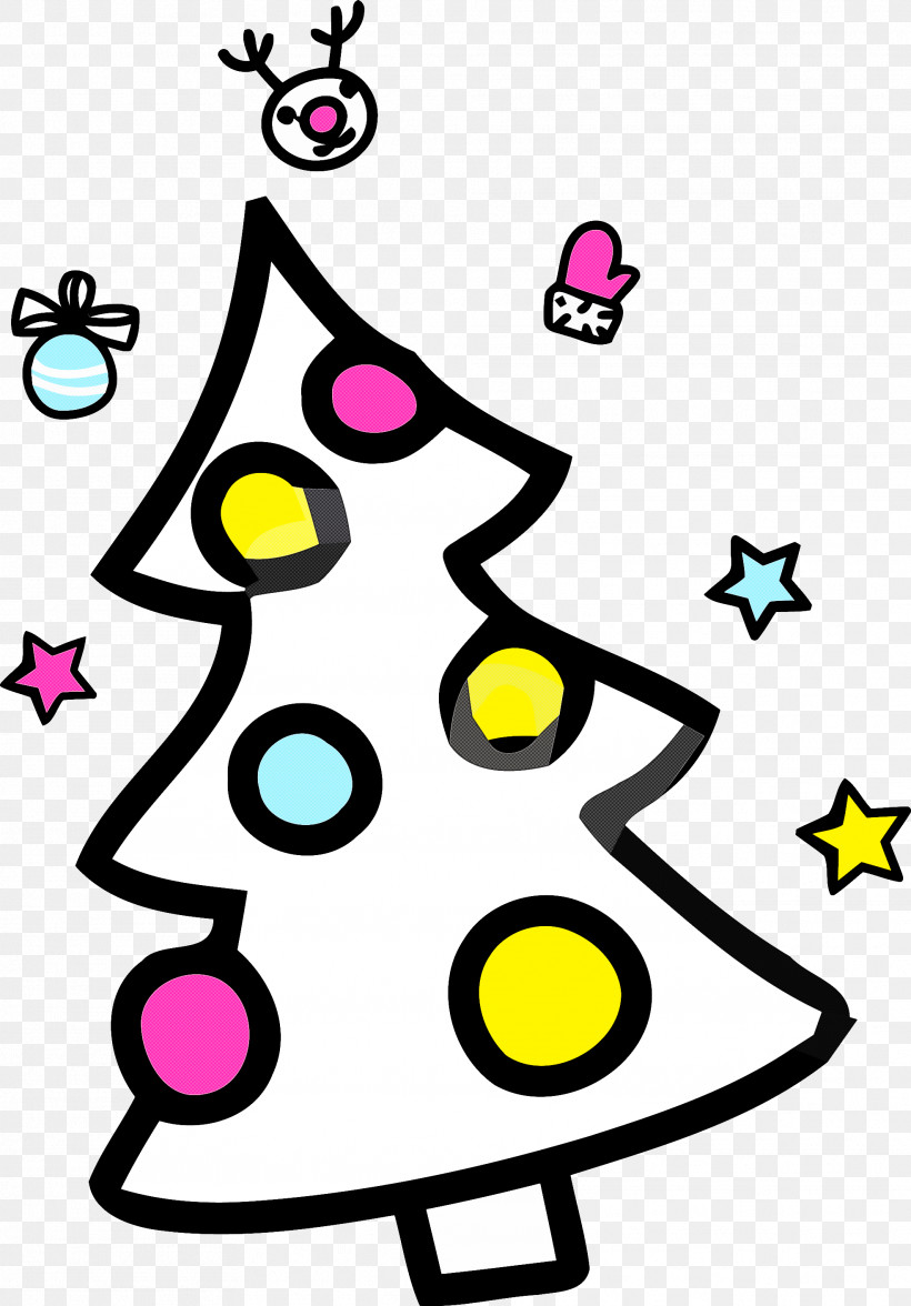 Christmas Tree Simple Christmas Tree, PNG, 1972x2830px, Christmas Tree, Circle, Interior Design, Line, Line Art Download Free