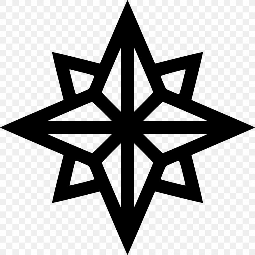 Royalty-free Symbol, PNG, 980x980px, Royaltyfree, Black And White, Compass Rose, Leaf, Point Download Free