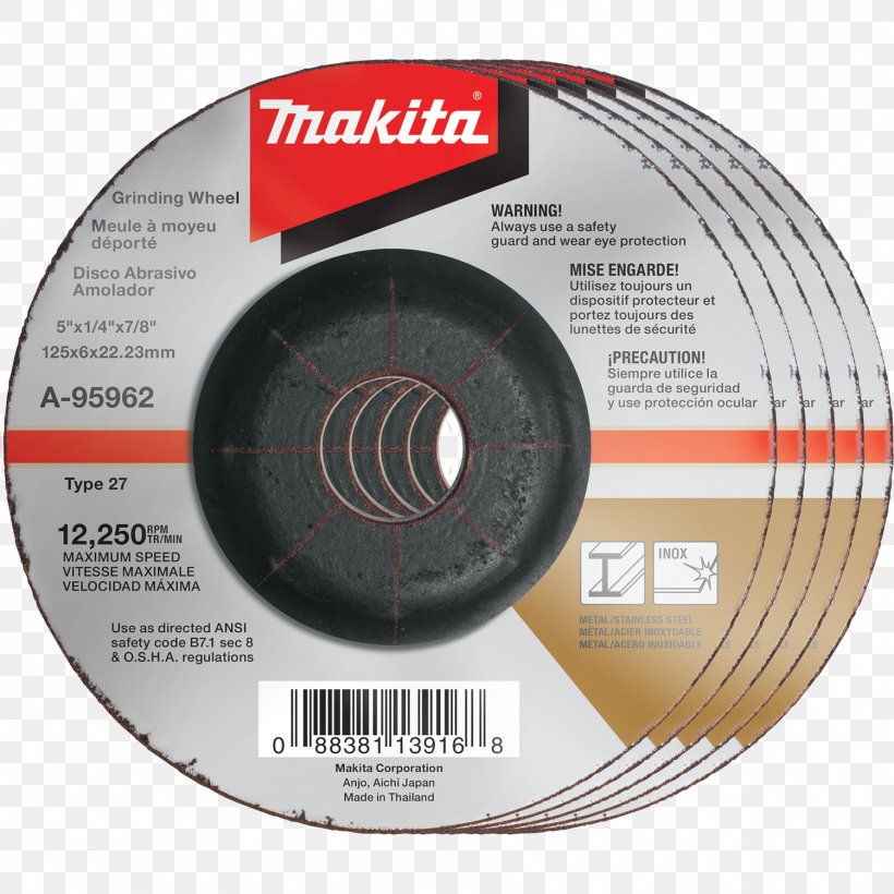 Grinding Wheel Makita Stainless Steel Angle Grinder, PNG, 1500x1500px, Grinding Wheel, Angle Grinder, Compact Disc, Concrete Grinder, Cutting Download Free