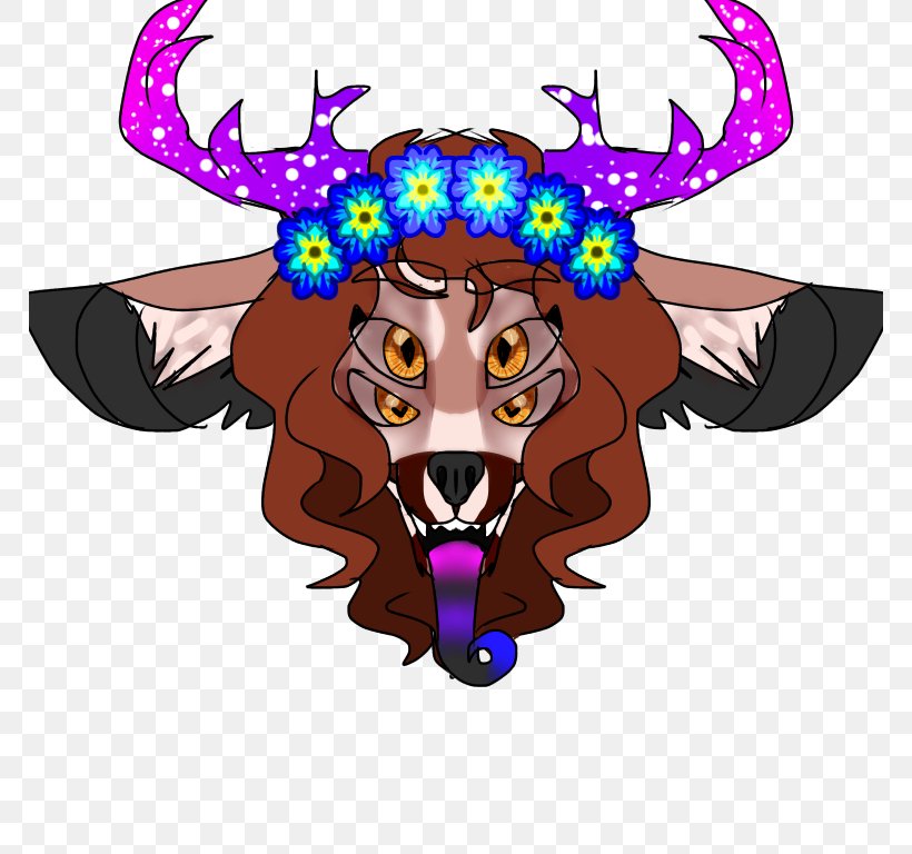 Reindeer Antler Character Clip Art, PNG, 768x768px, Reindeer, Antler, Art, Character, Deer Download Free