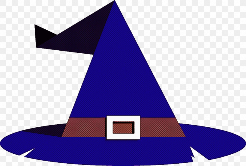 Witch Hat Halloween, PNG, 1024x692px, Witch Hat, Cobalt Blue, Cone, Electric Blue, Halloween Download Free