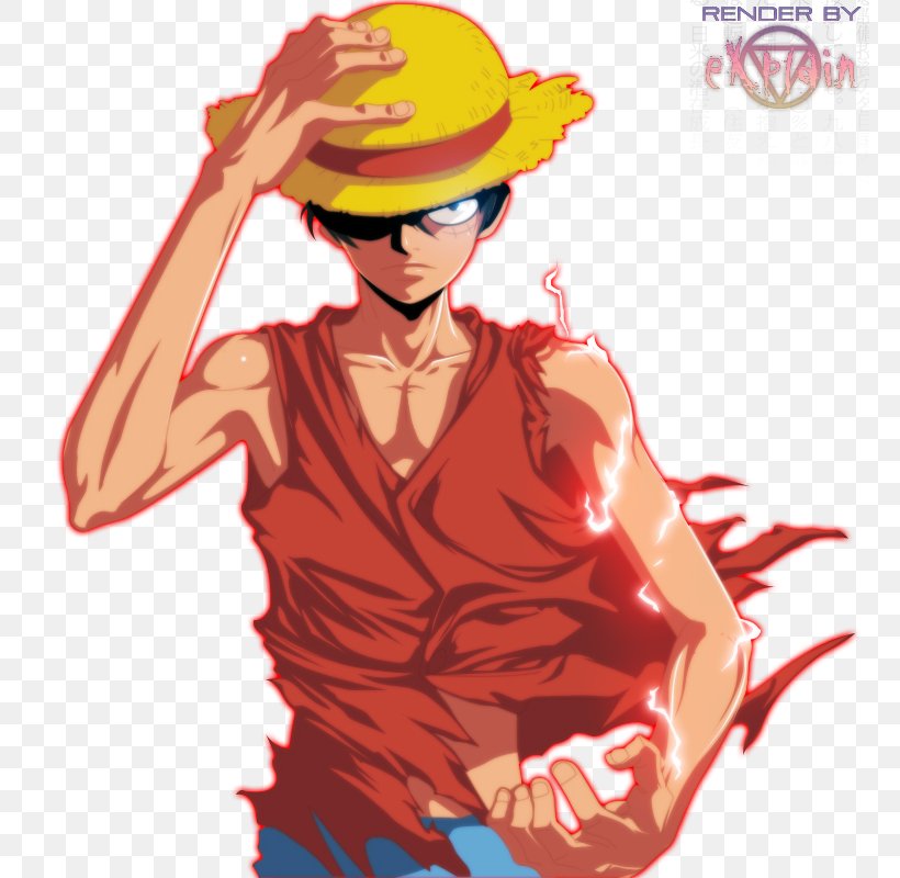 Monkey D. Luffy One Piece Rendering Animation, PNG, 764x800px, Watercolor, Cartoon, Flower, Frame, Heart Download Free