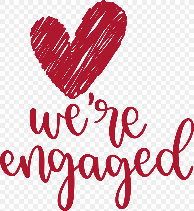 We Are Engaged Love, PNG, 2764x3000px, Love, Geometry, Heart, Line, Logo Download Free
