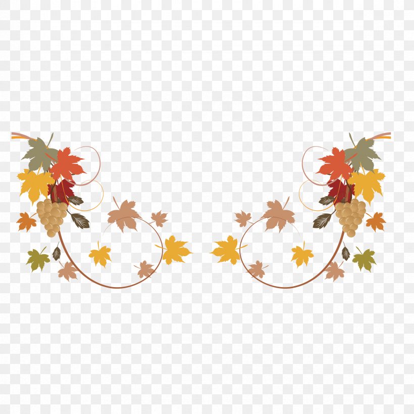 Autumn Decorative Arts Clip Art, PNG, 2362x2362px, Autumn, Autumn Leaf Color, Branch, Decorative Arts, Drawing Download Free