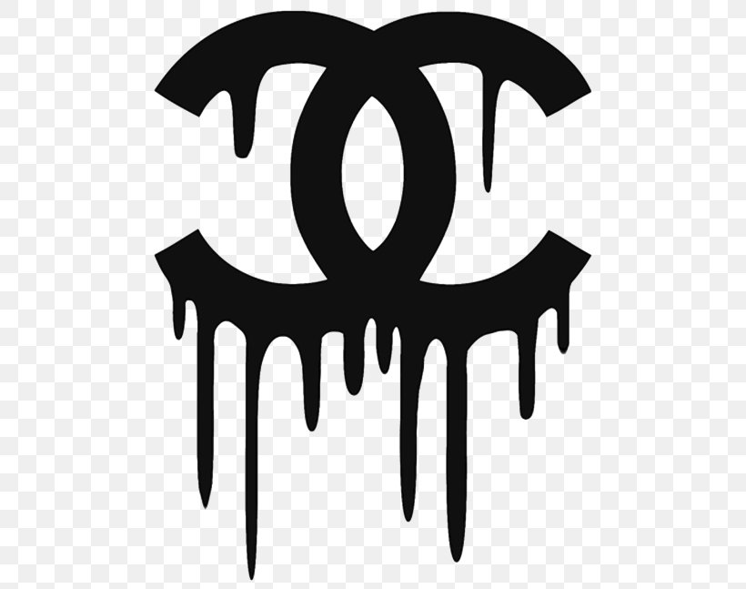 Chanel Logo Painting T-shirt Art, PNG, 500x647px, Chanel, Art, Black And White, Canvas, Drip Painting Download Free