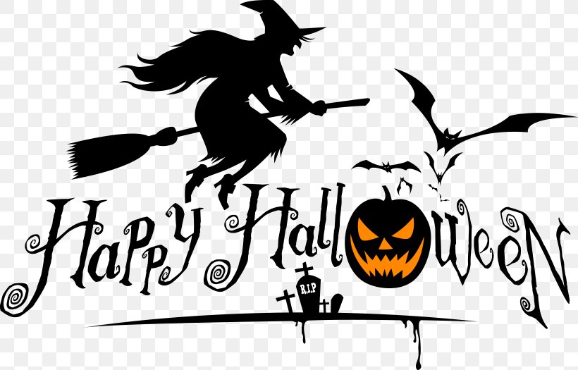 Halloween Card Quotation Saying Wish, PNG, 4100x2625px, Halloween, Art, Black And White, Brand, Greeting Card Download Free