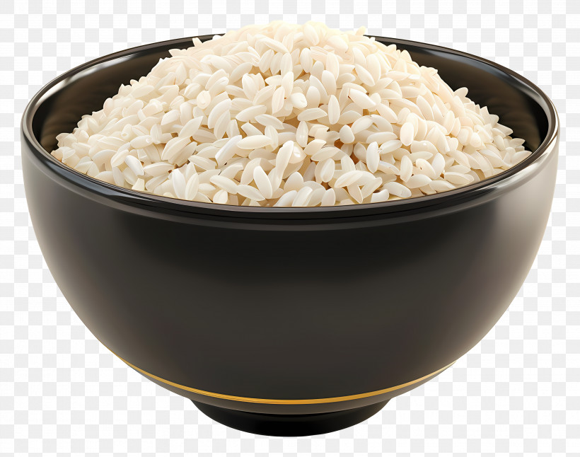 Rice Bowl - Bowl Filled With Fluffy White Rice PNG