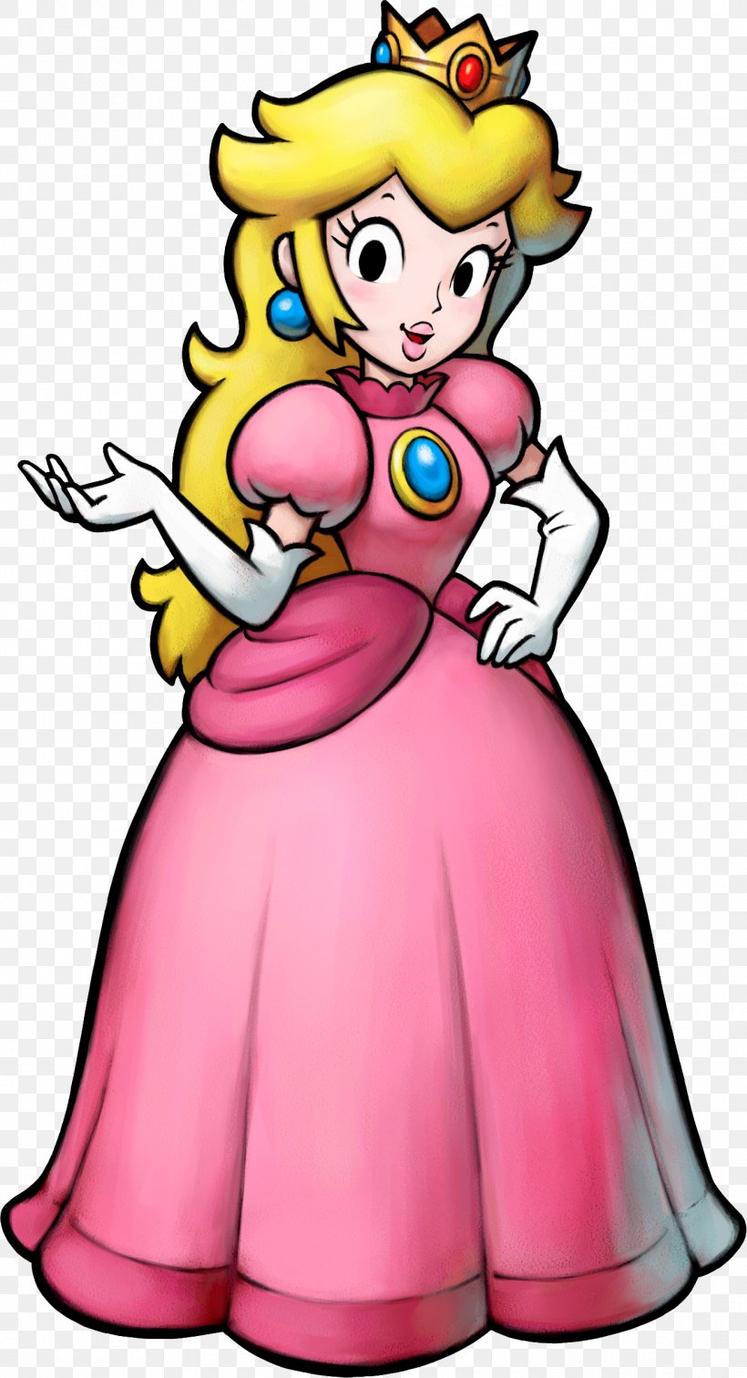 Super Princess Peach Mario & Luigi: Partners In Time Mario Bros., PNG, 1318x2431px, Watercolor, Cartoon, Flower, Frame, Heart Download Free