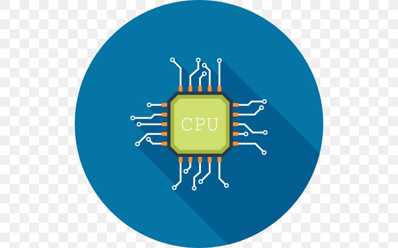 Computer Hardware, PNG, 512x512px, Computer Hardware, Area, Blue, Brand, Central Processing Unit Download Free