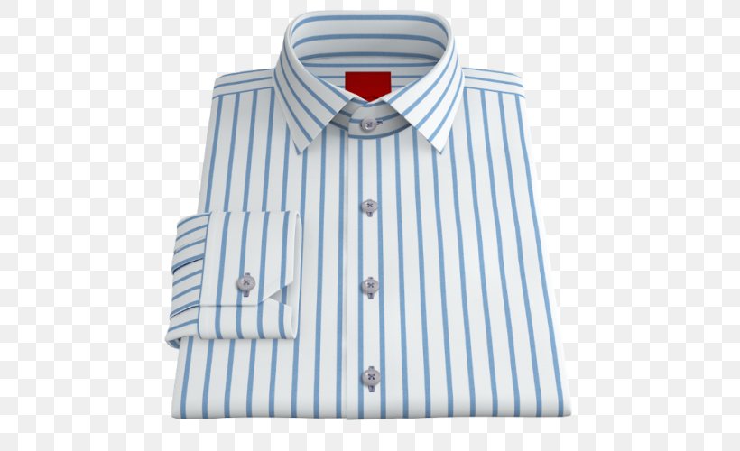 Dress Shirt Blue Clothing White Pink, PNG, 500x500px, Dress Shirt, Baby Blue, Blue, Button, Clothes Hanger Download Free
