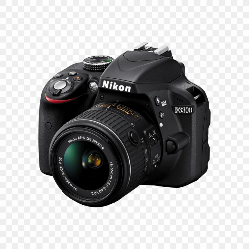 Nikon D3300 Nikon D5600 Nikon D5300 Digital SLR Camera Lens, PNG, 1000x1000px, Nikon D3300, Camera, Camera Accessory, Camera Lens, Cameras Optics Download Free