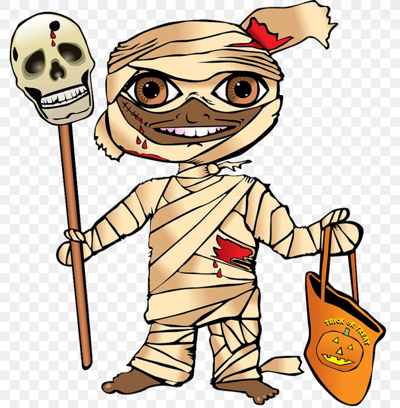 Mummy Halloween Trick-or-treating Clip Art, PNG, 1025x1047px, Mummy, Art, Boy, Cartoon, Fiction Download Free