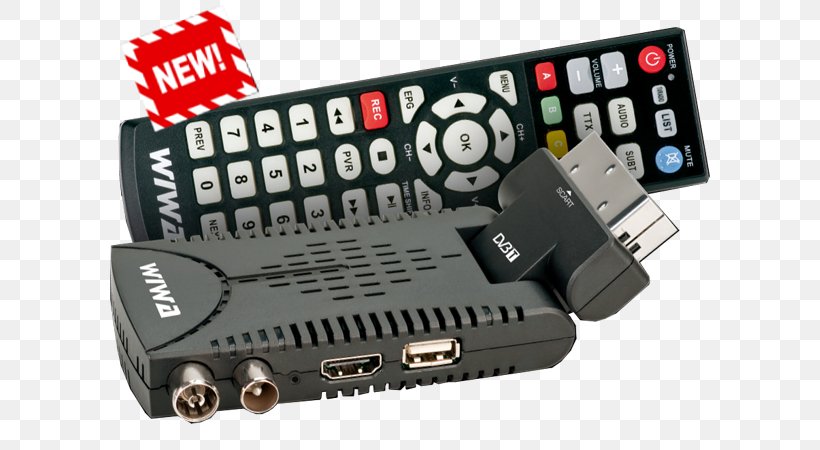 Set-top Box DVB-T Tuner DVB Receiver Digital Video Broadcasting, PNG, 600x450px, Settop Box, Aerials, Binary Decoder, Cable, Digital Television Download Free