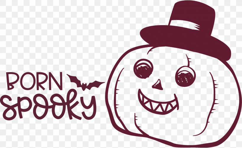 Spooky Pumpkin Halloween, PNG, 3000x1842px, Spooky, Behavior, Cartoon, Emoticon, Face Download Free