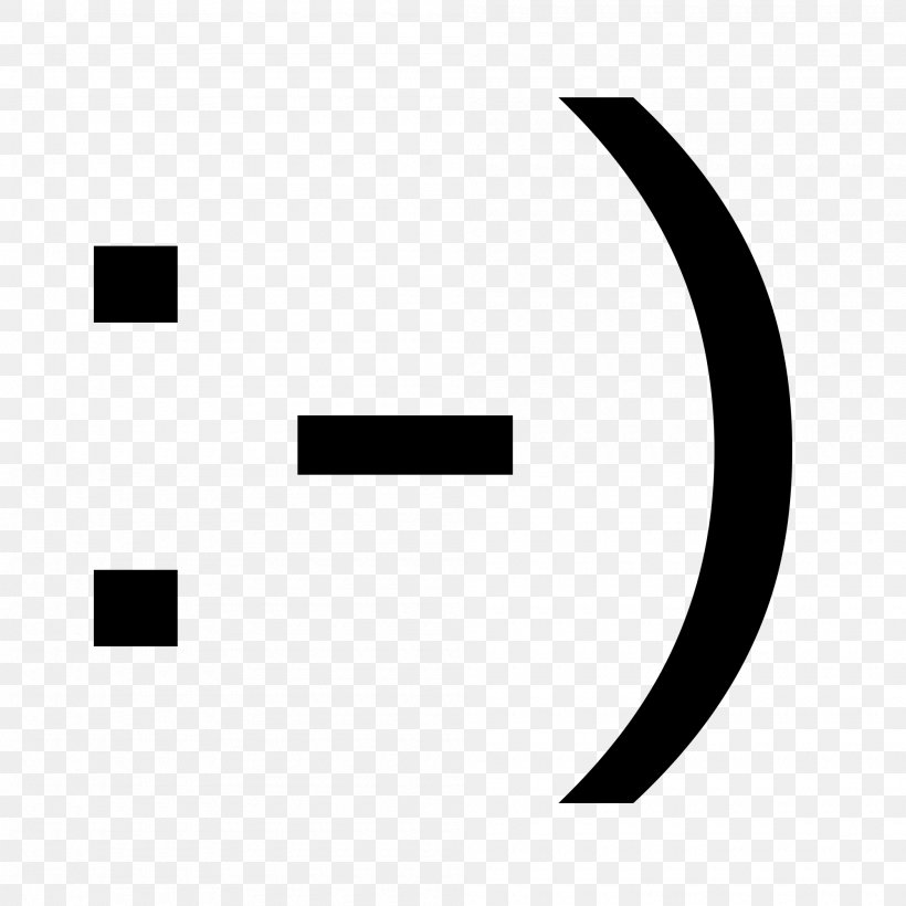 Emoticon Smiley Symbol Emoji, PNG, 2000x2000px, Emoticon, Area, Black, Black And White, Brand Download Free