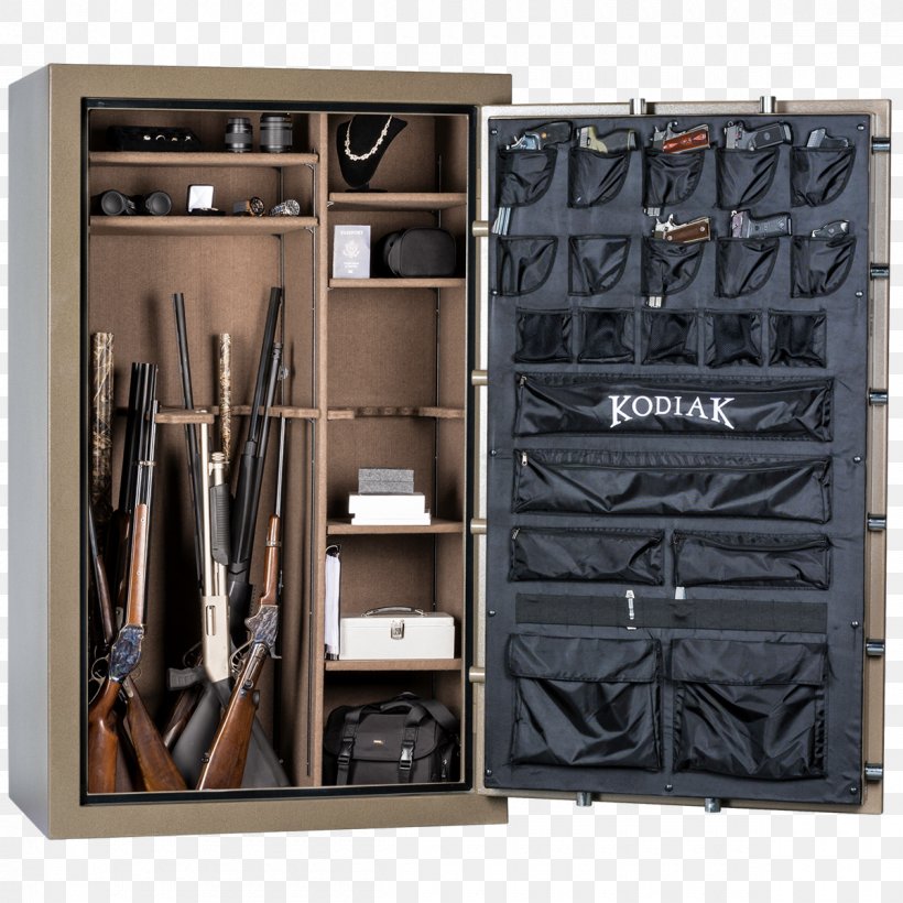 Gun Safe Kodiak K7144EX 60-Minute 58 Gun Fire Safe Kodiak K5940EX 60-Minute 52 Gun Fire Safe Firearm, PNG, 1200x1200px, Safe, Armoires Wardrobes, Closet, File Cabinets, Firearm Download Free